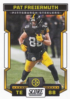 2023 Panini Score Football Pat Freiermuth Pittsburgh Steelers #220