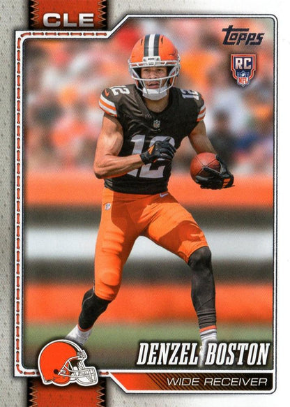 2026 Topps Flagship RC Denzel Boston #322 Cleveland Browns