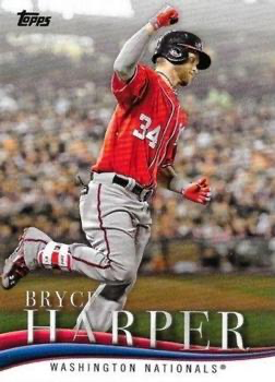 2018 Topps Update Bryce Harper Highlights #BH-8 Washington Nationals