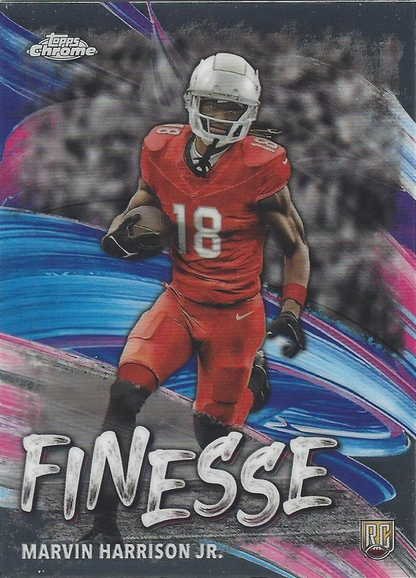 2024 Topps Chrome Finesse Marvin Harrison Jr. #F-5 Arizona Cardinals