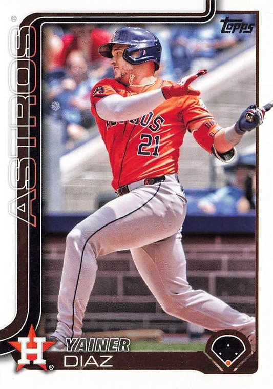 2025 Topps Series 1 Yainer Diaz Houston Astros #299