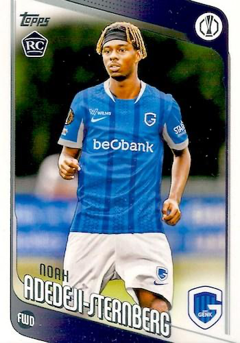 2025 Topps Flagship UCC Noah Adedeji-Sternberg #122 Genk