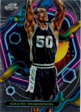 2023 Topps Chrome Cosmic David Robinson #112 San Antonio Spurs