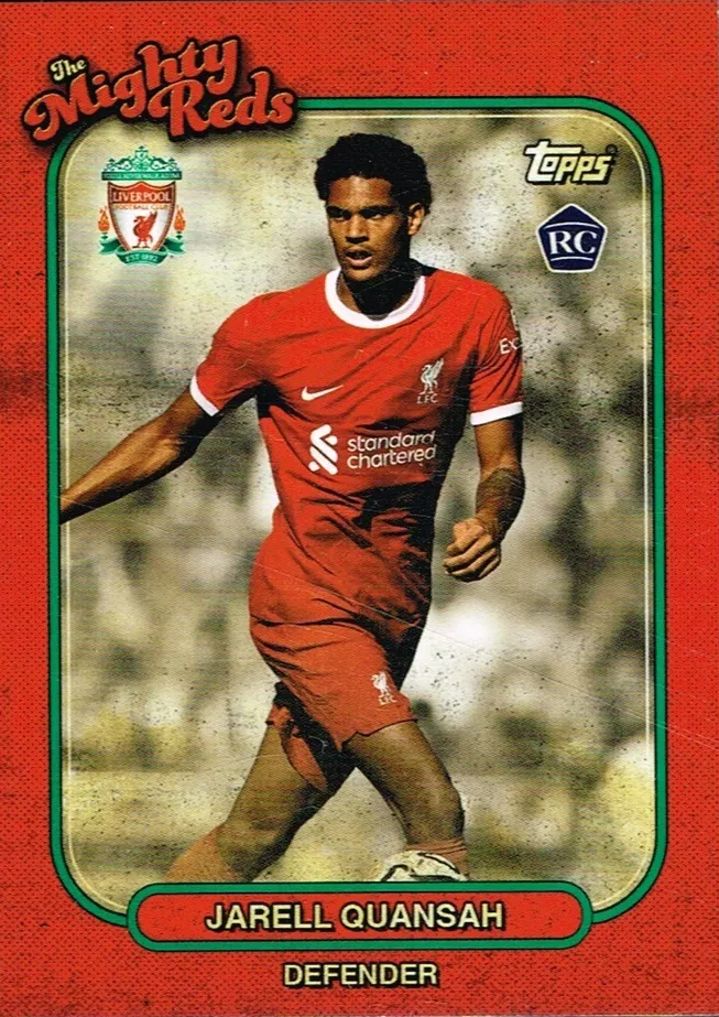 2023 Topps Liverpool Team Set Jarell Quansah RC MR #29 Liverpool
