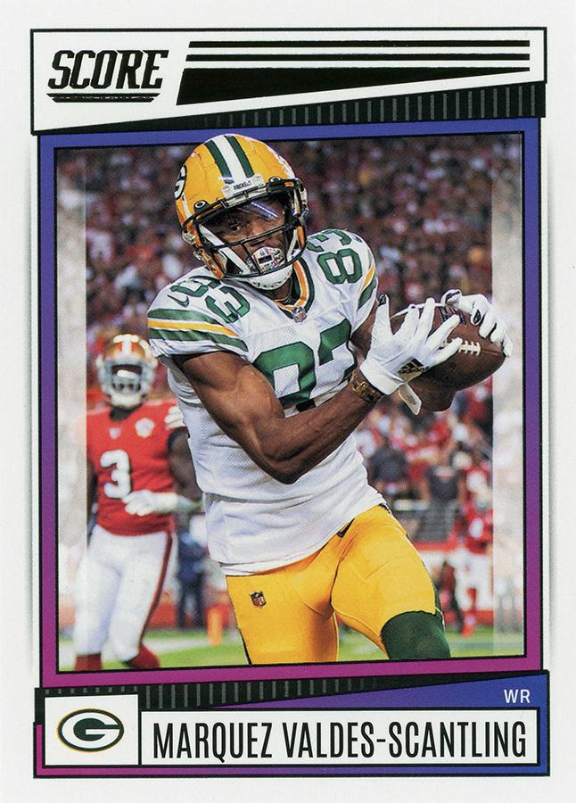 2022 Panini Score Marquez Valdes-Scantling Green Bay Packers #94