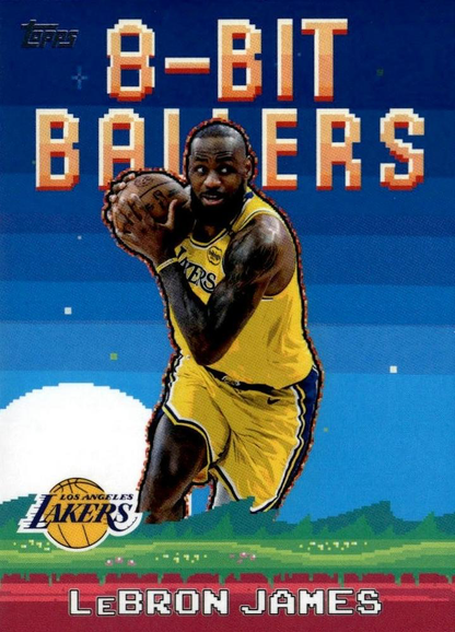 2025 Topps NBA 8-Bit Ballers LeBron James 8B-19 Los Angeles Lakers