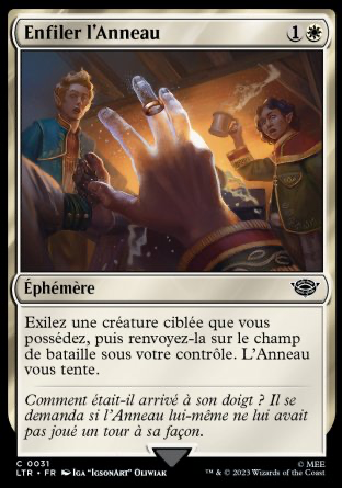 2023 Magic MTG Le Seigneur des Anneaux Enfiler l'Anneau LTR #31