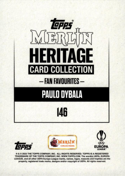 2023 Topps Merlin Heritage UCC Paulo Dybala #146 Roma