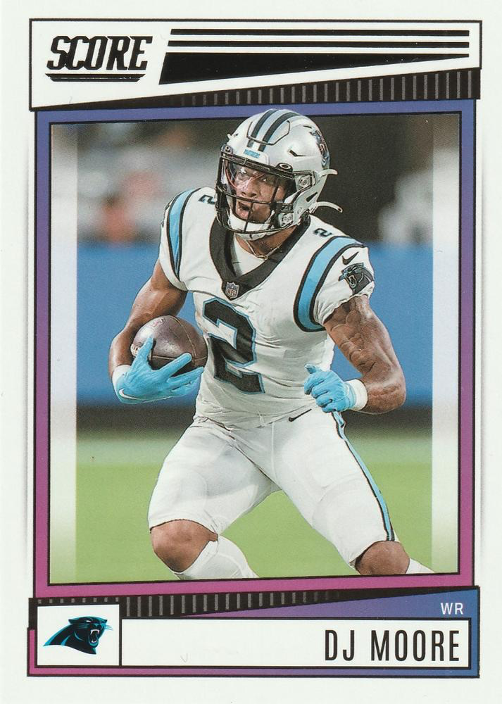 2022 Panini Score DJ Moore Carolina Panthers #45