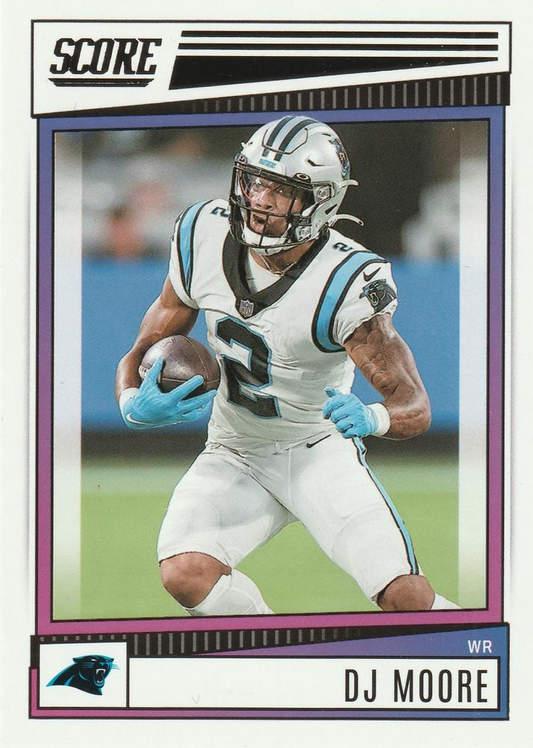 2022 Panini Score DJ Moore Carolina Panthers #45