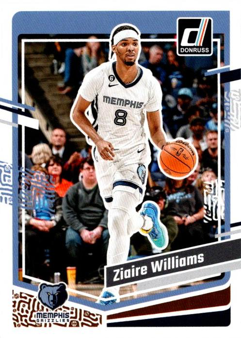 2023 Panini Donruss Ziaire Williams #55 Memphis Grizzlies