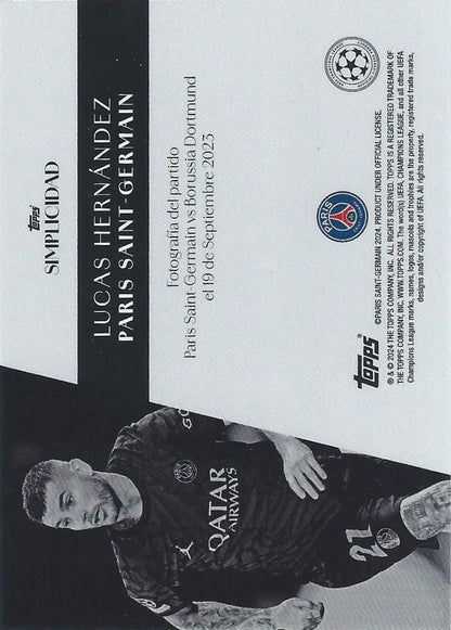 2023 Topps Simplicidad Lucas Hernández Paris Saint-Germain