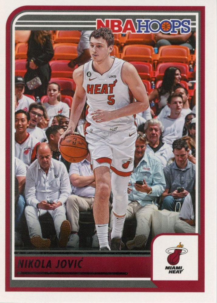 2023 Panini Hoops Nikola Jovic #156 Miami Heat