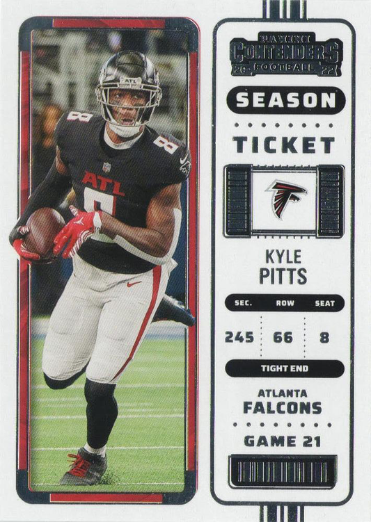 2022 Panini Contenders Kyle Pitts #9 Atlanta Falcons