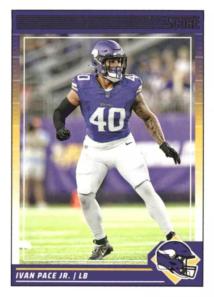 2024 Panini Score Football Ivan Pace Jr. Minnesota Vikings #186