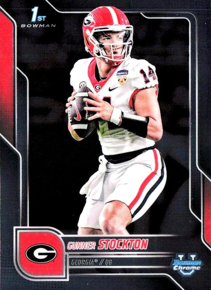 2025 Topps Bowman U Chrome Gunner Stockton 1st #131 Georgia Bulldogs