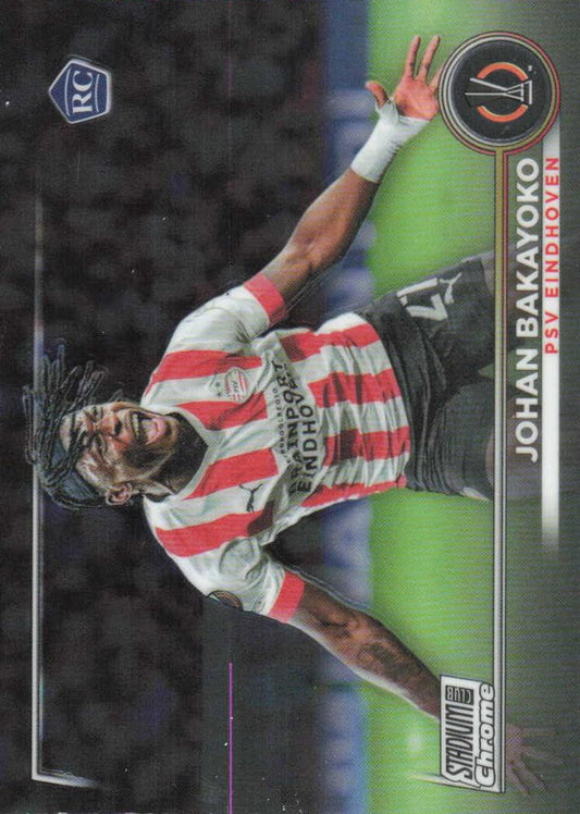 2022 Topps Stadium Club Chrome UCC RC Johan Bakayoko #50 PSV Eindhoven