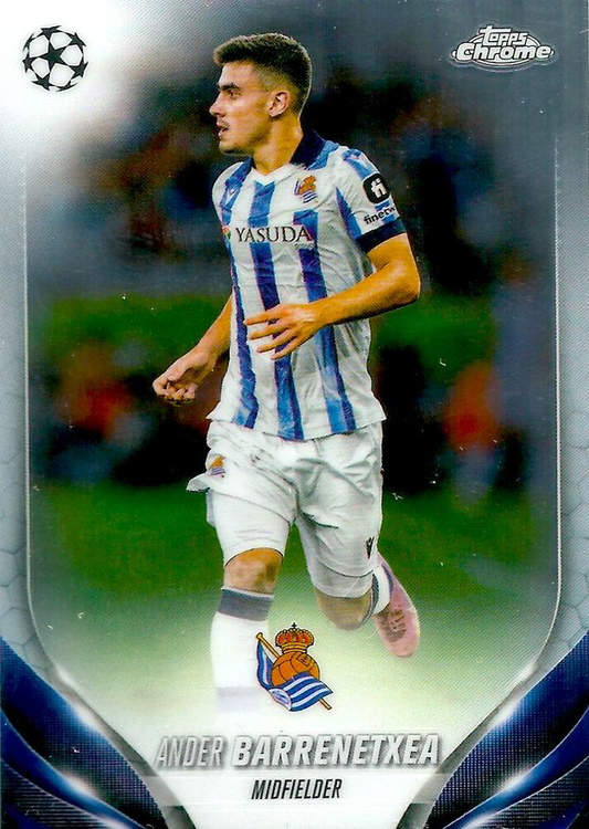2023 Topps Chrome UEFA Club Competitions Ander Barrenetxea #193 Real Sociedad
