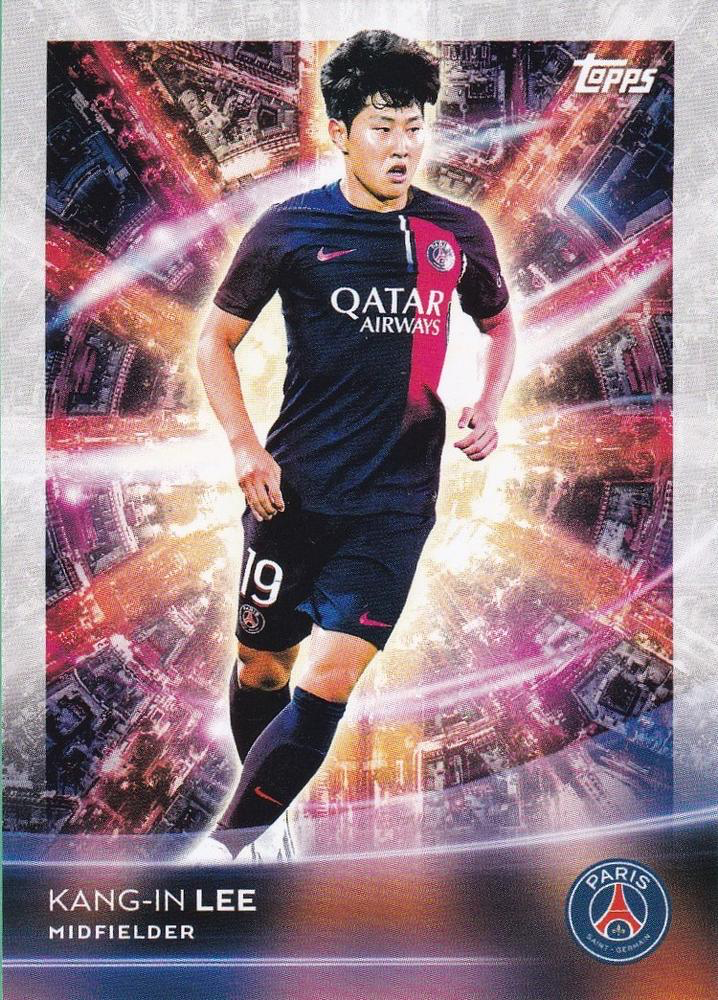2023 Topps PSG Team Set Light Up Kang-in Lee #30 Paris Saint-Germain