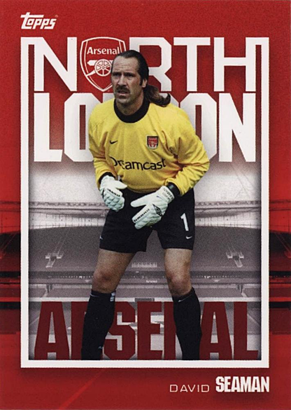 2023 Topps Arsenal Team Set David Seaman North London Forever #27 Arsenal FC
