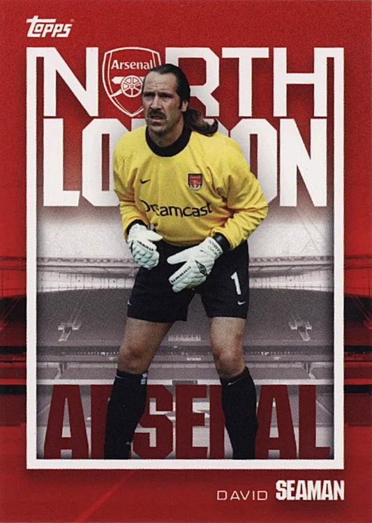 2023 Topps Arsenal Team Set David Seaman North London Forever #27 Arsenal FC