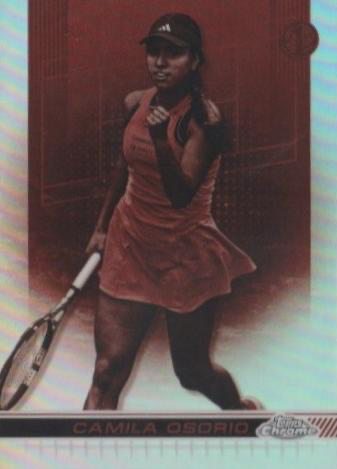 2024 Topps Chrome Tennis Sepia Camila Osorio RC #58