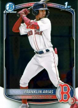 2025 Topps Bowman Chrome Prospects Franklin Arias 1st #BCP-67 Boston Red Sox