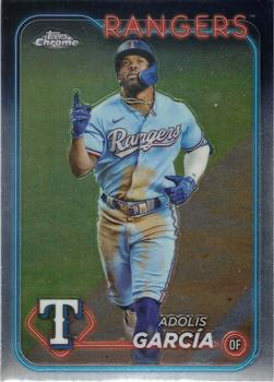 2024 Topps Chrome Adolis García Texas Rangers #114