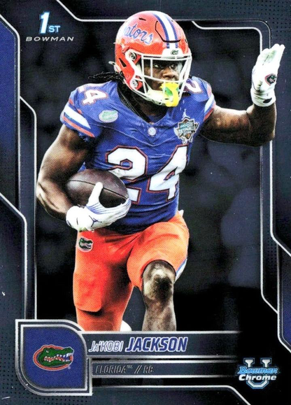 2025 Topps Bowman U Chrome Ja'Kobi Jackson 1st #163 Florida Gators