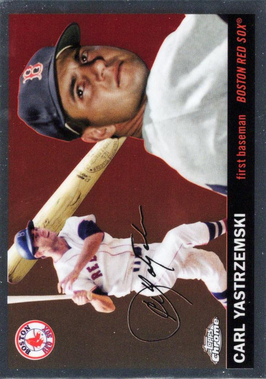 2025 Topps Chrome Platinum Carl Yastrzemski #368 Boston Red Sox