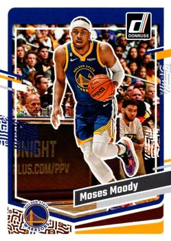 2023 Panini Donruss Moses Moody #84 Golden State Warriors