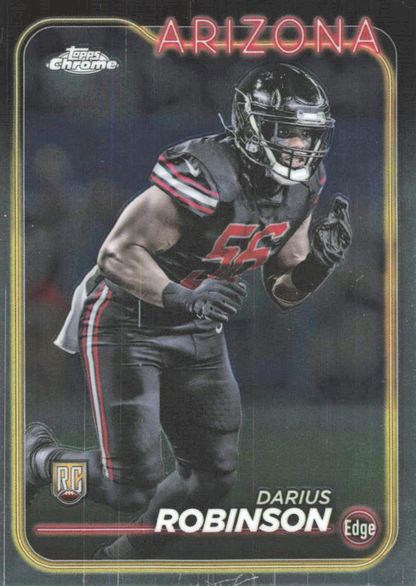 2024 Topps Chrome Football Darius Robinson RC #289 Arizona Cardinals