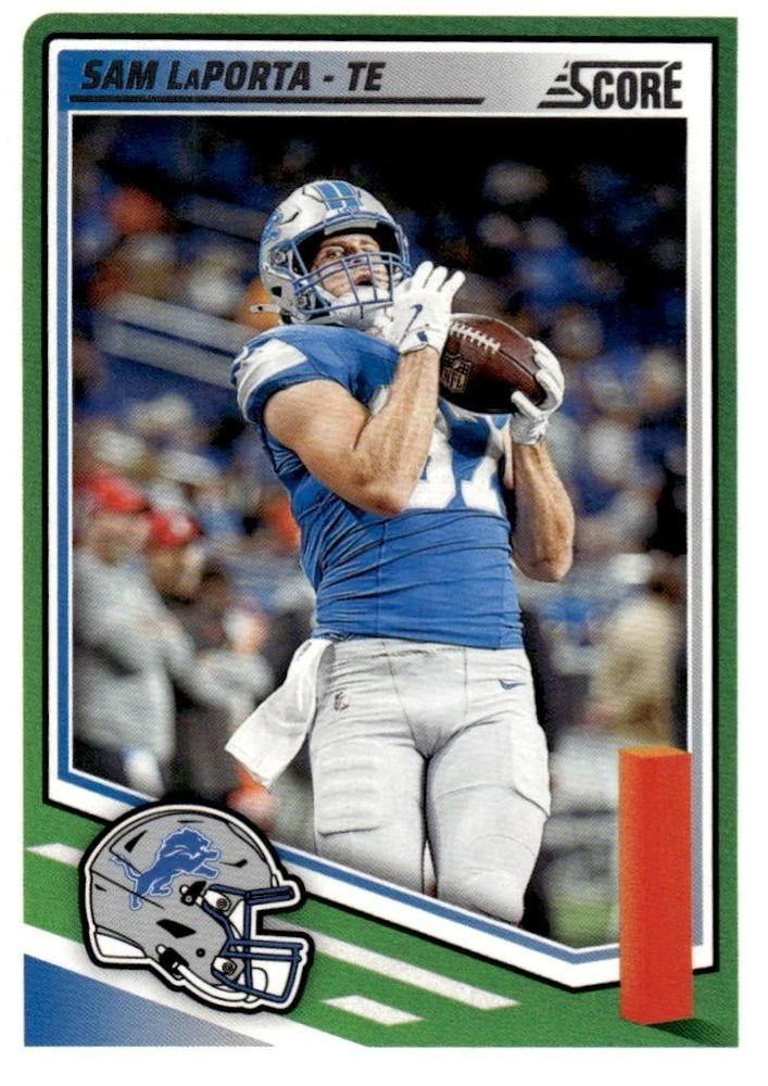 2025 Panini Score Sam LaPorta #51 Detroit Lions