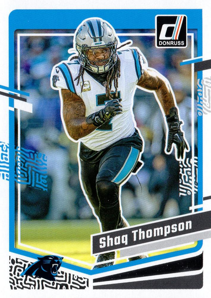 2023 Panini Donruss Shaq Thompson #45 Carolina Panthers
