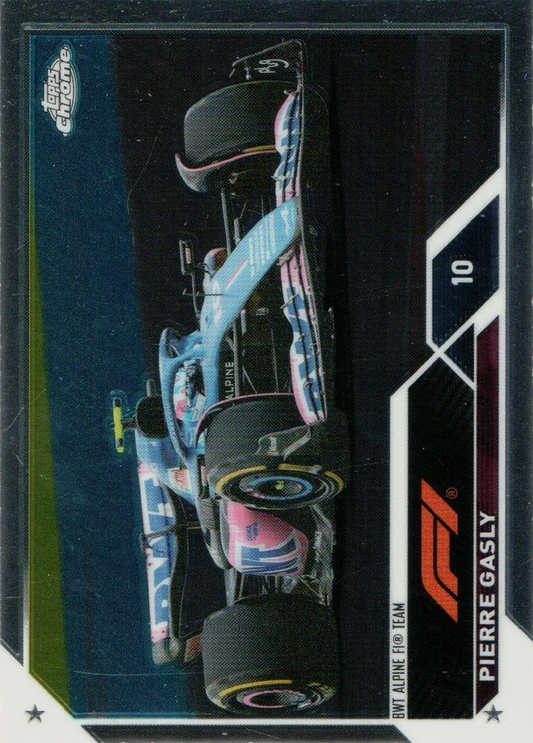 2023 Topps Chrome Formula 1 Pierre Gasly #54 BWT Alpine F1 Team