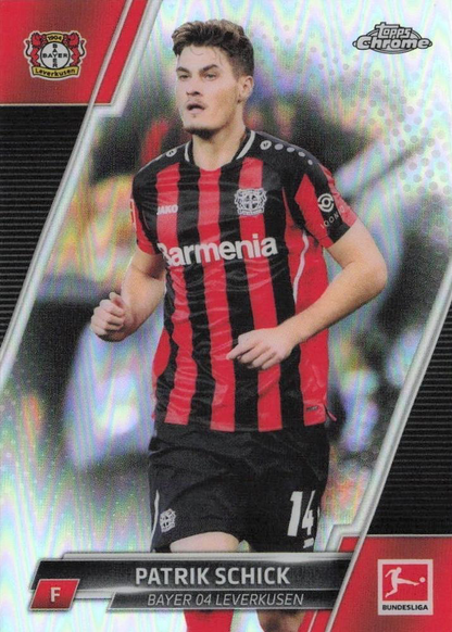 2021 Topps Chrome Bundesliga Refractor Patrik Schick #71 Bayer 04 Leverkusen