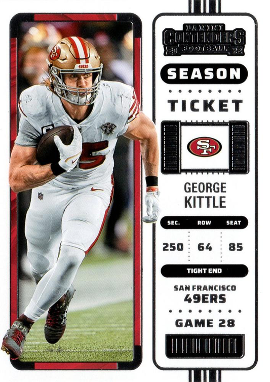 2022 Panini Contenders George Kittle #84 San Francisco 49ers