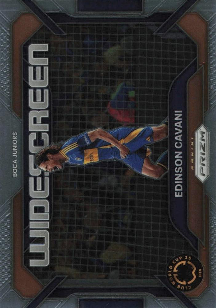 2025 Panini Prizm Club World Cup Widescreen Edinson Cavani #3 Boca Juniors
