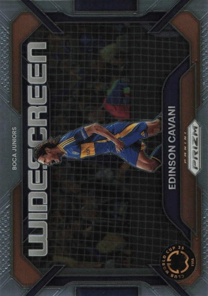 2025 Panini Prizm Club World Cup Widescreen Edinson Cavani #3 Boca Juniors