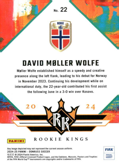 2024 Panini Donruss Rookie Kings David Moller Wolfe #22 Norway