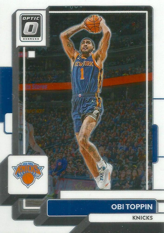 2022 Panini Donruss Optic Obi Toppin #15 New York Knicks