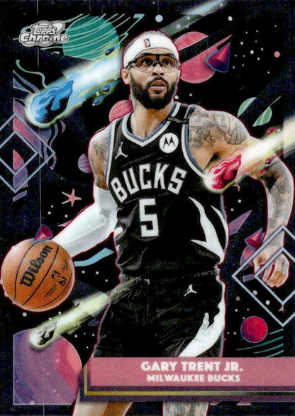 2025 Topps Chrome Cosmic Gary Trent Jr. #56 Milwaukee Bucks