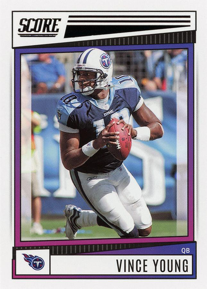 2022 Panini Score Vince Young Tennessee Titans #35