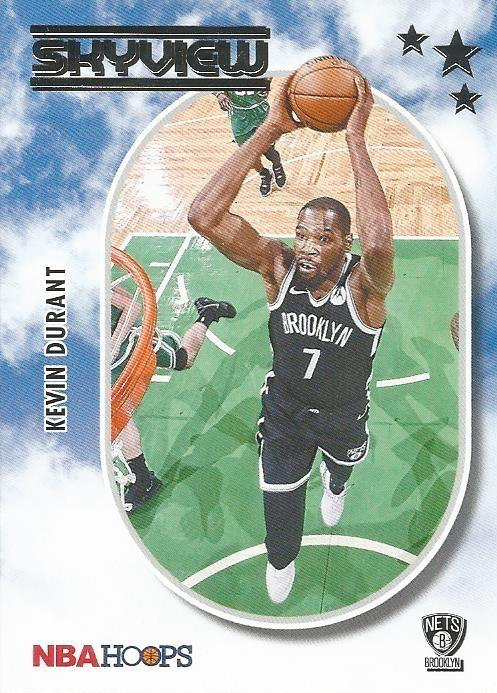 2021 Panini Hoops Skyview Kevin Durant #13 Brooklyn Nets