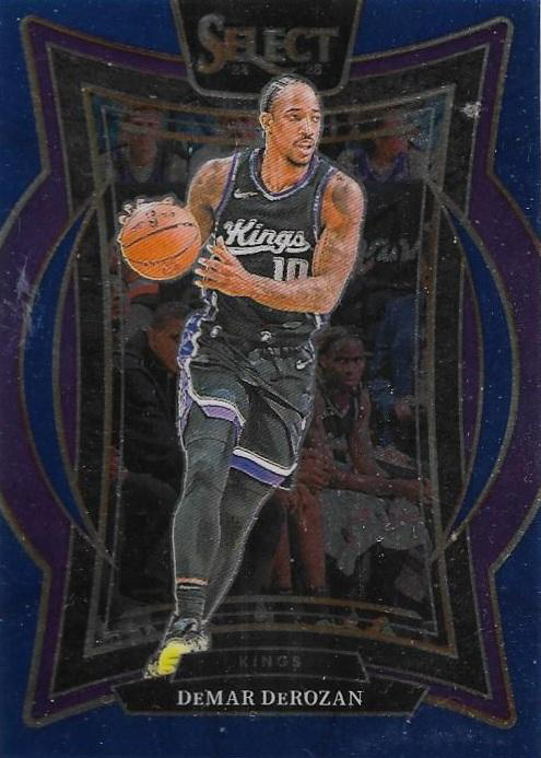 2024 Panini Select DeMar DeRozan Blue #33 Sacramento Kings