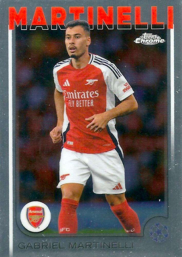 2024 Topps Chrome UCC Gabriel Martinelli #5 Arsenal