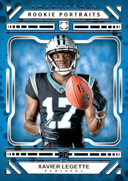 2024 Panini Photogenic Xavier Legette Rookie Portrait RC #160 Carolina Panthers