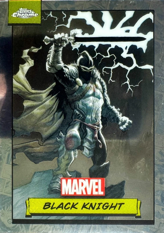 2024 Topps Chrome Marvel Black Knight #105