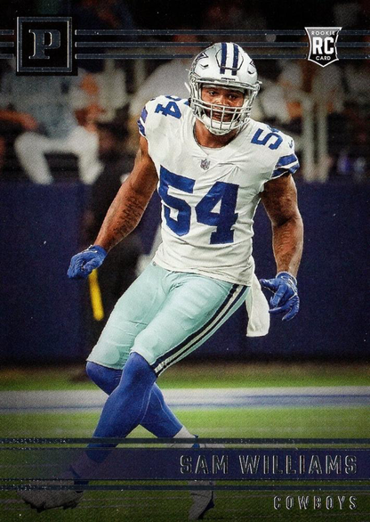 2022 Panini Chronicles Panini RC Sam Williams #PA-29 Dallas Cowboys