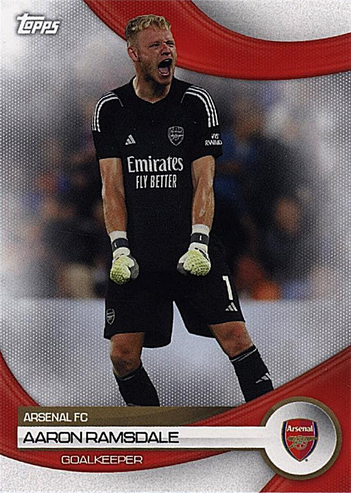 2023 Topps Arsenal Team Set Aaron Ramsdale #1 Arsenal FC
